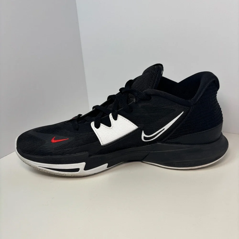 Nike Kyrie Flytrap 5 Mens 10.5 Black White Red Basketball Shoes DJ6012-001